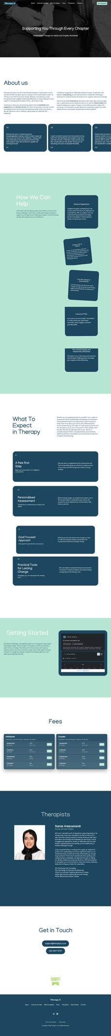 Therapy IT | Website Design website preview