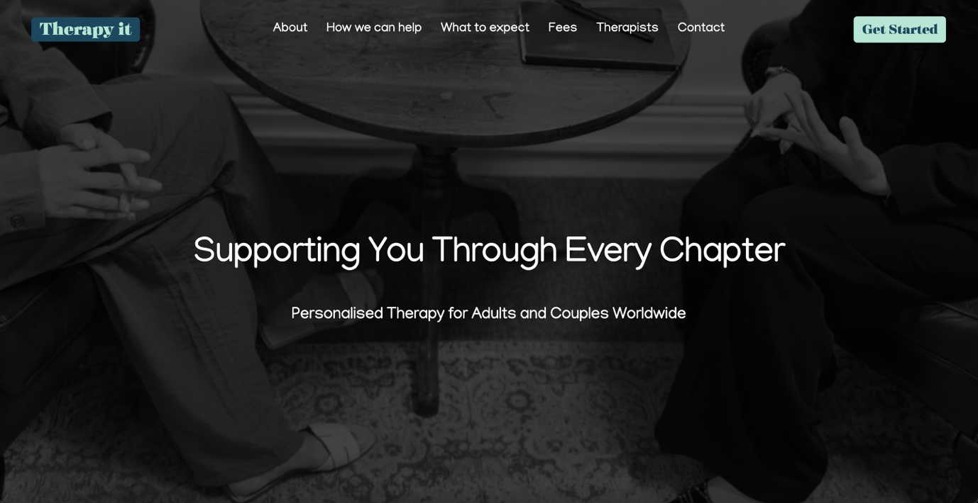 Therapy IT website
